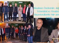 Başkan Özdemir, Eşi ve Yönetimi 10 Ocakta Gazetecilerle bir araya geldi