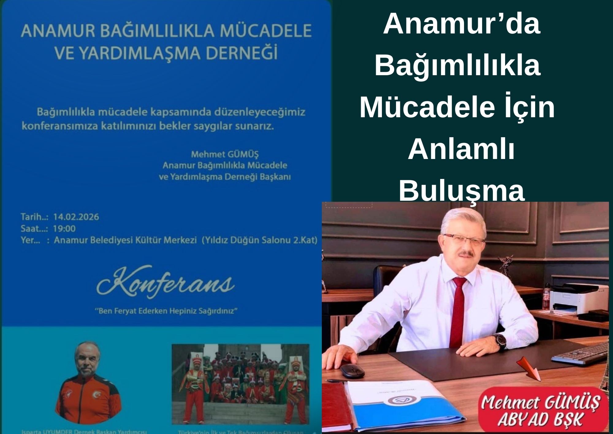 Anamur’da Bağımlılıkla Mücadele İçin Anlamlı Buluşma