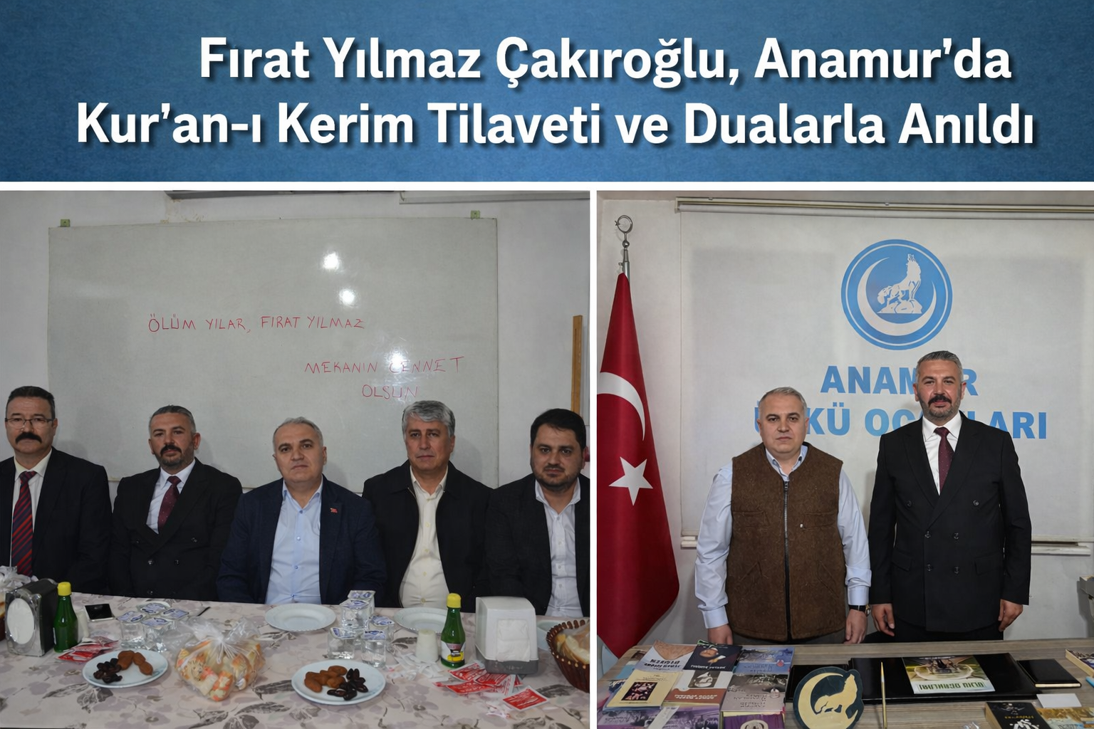 Fırat Yılmaz Çakıroğlu, Anamur’da Kur’an-ı Kerim Tilaveti ve Dualarla Anıldı