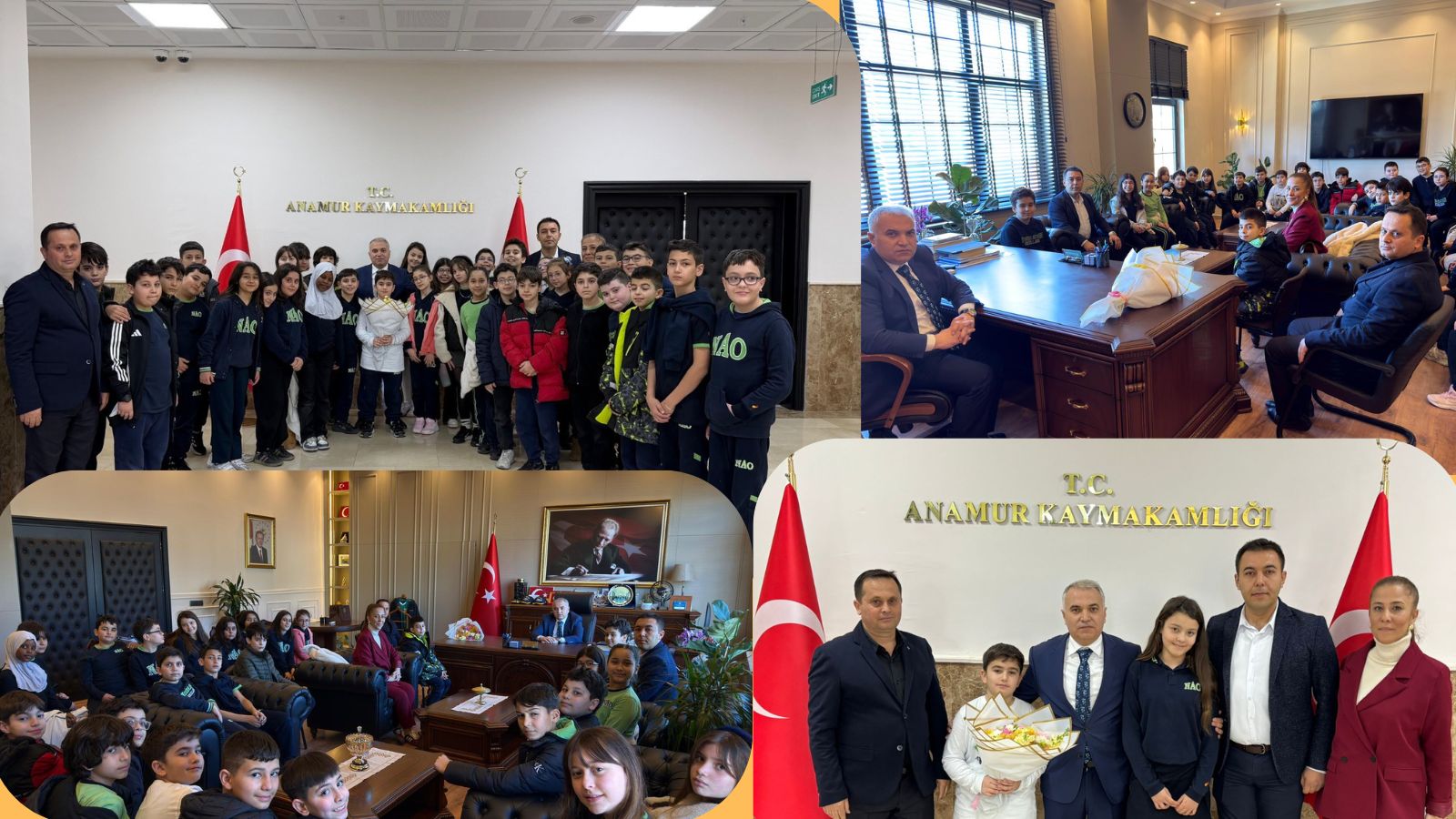 Öğrenciler “Yaşayan Demokrasi” Konusunu Kaymakamlıkta İşledi