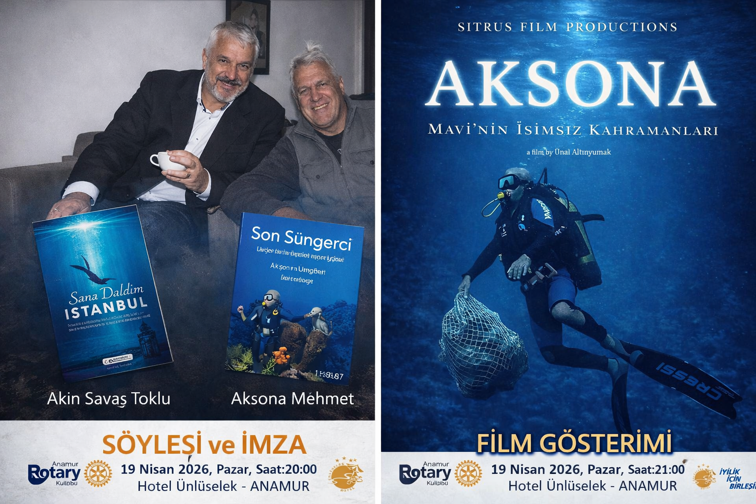 ANAMUR’DA MAVİYE YOLCULUK: AKSONA MEHMET VE PROF. DR. AKIN SAVAŞ TOKLU AYNI SAHNEDE