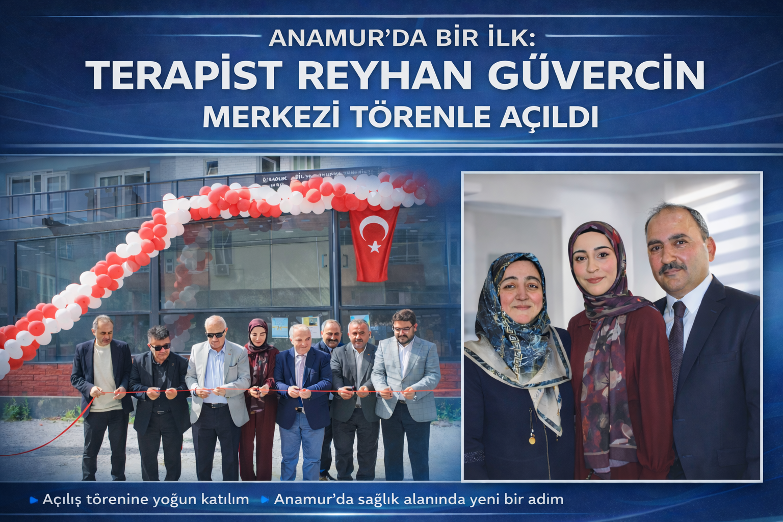 ANAMUR’DA BİR İLK:  Dil ve Konuşma Terapisti Merkezi törenle açıldı