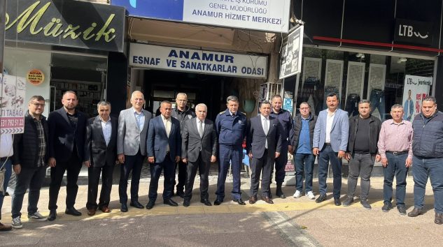 ANAMUR ESNAFININ SORUNLARI MASAYA YATIRILDI