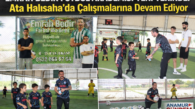 Emrah Bedir Futbol Akademisi Yeni Yerinde: Ata Halısaha’da Çalışmalarına devam ediyor