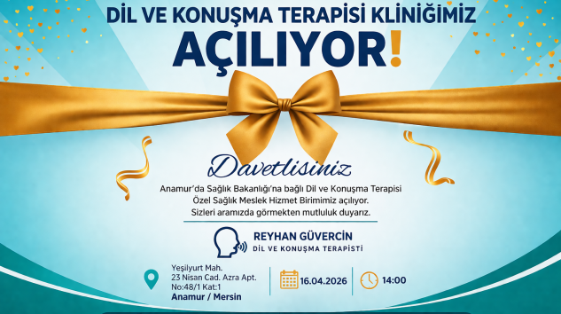 ANAMUR’DA DİL VE KONUŞMA TERAPİSİ ALANINDA YENİ BİR MERKEZ AÇILIYOR
