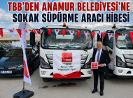 TBB’DEN ANAMUR BELEDİYESİ’NESOKAK SÜPÜRME ARACI HİBESİ