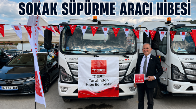 TBB’DEN ANAMUR BELEDİYESİ’NESOKAK SÜPÜRME ARACI HİBESİ