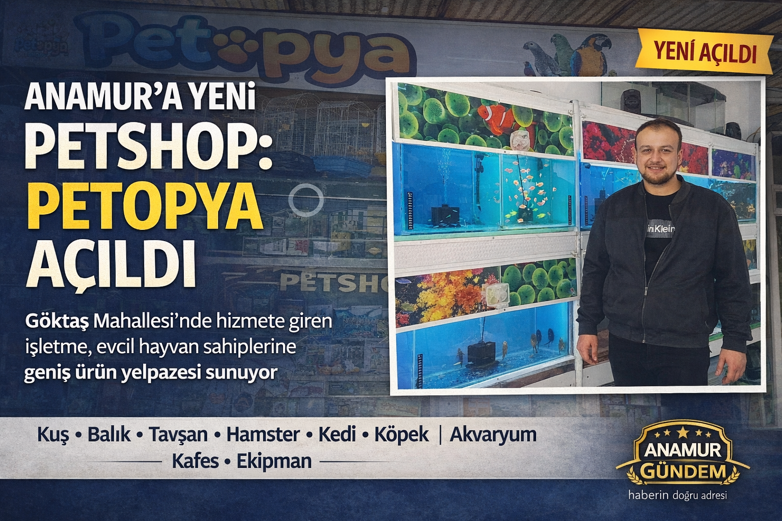 PETOPYA PETSHOP HİZMETE GİRDİ