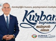 Anamur Belediye Başkanı Durmuş Deniz, Kurban Bayramı nedeniyle bir mesaj yayınladı