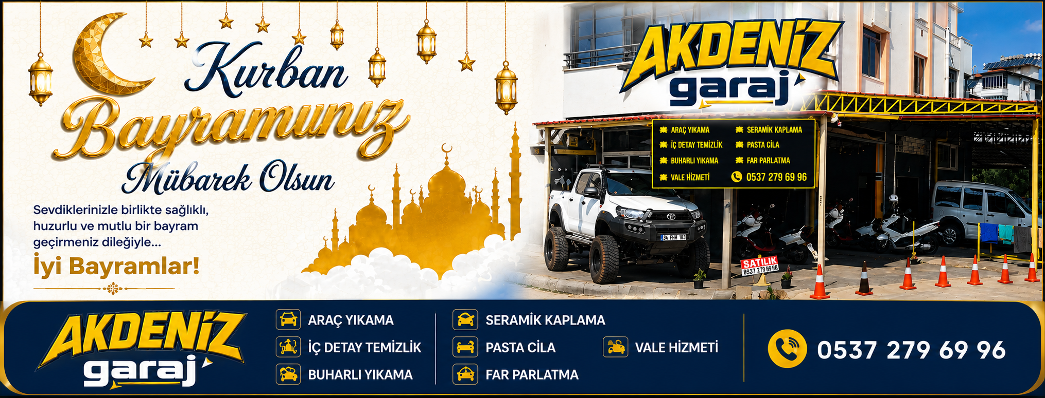 AKDENİZ GARAJ’DAN BAYRAM MESAJI