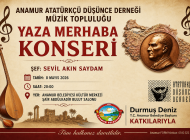 “YAZA MERHABA” KONSERİ 8 MAYIS’TA