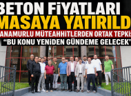 ANAMURLU MÜTEAHHİTLERDEN ORTAK TEPKİ: