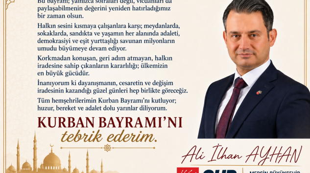 Ali İlhan AYHAN’dan Bayram mesajı