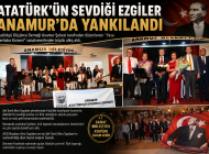 ATATÜRK’ÜN SEVDİĞİ EZGİLER ANAMUR’DA YANKILANDI