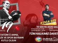 Başkan Deniz, 19 Mayıs Atatürk’ü Anma, Gençlik ve Spor Bayramı dolayısıyla bir mesaj yayınladı.