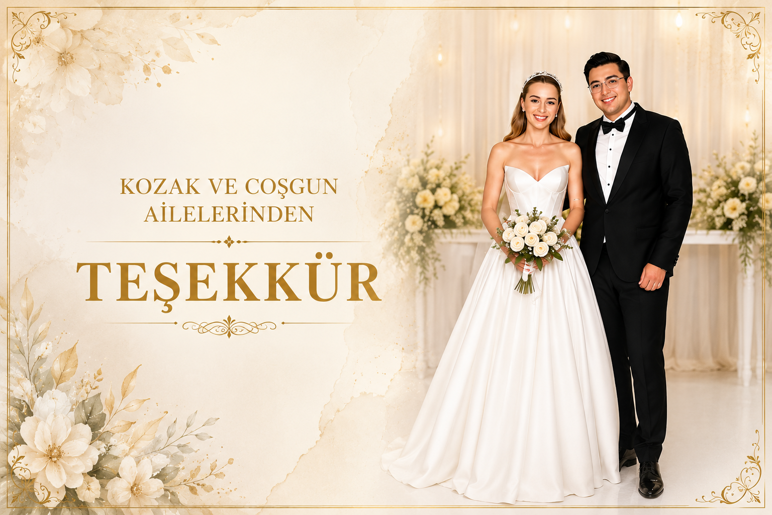 KOZAK VE COŞGUN AİLELERİNDEN TEŞEKKÜR MESAJI