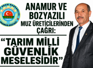 ANAMUR VE BOZYAZILI MUZ ÜRETİCİLERİNDEN ÇAĞRI: “TARIM MİLLİ GÜVENLİK MESELESİDİR”