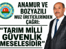 ANAMUR VE BOZYAZILI MUZ ÜRETİCİLERİNDEN ÇAĞRI: “TARIM MİLLİ GÜVENLİK MESELESİDİR”