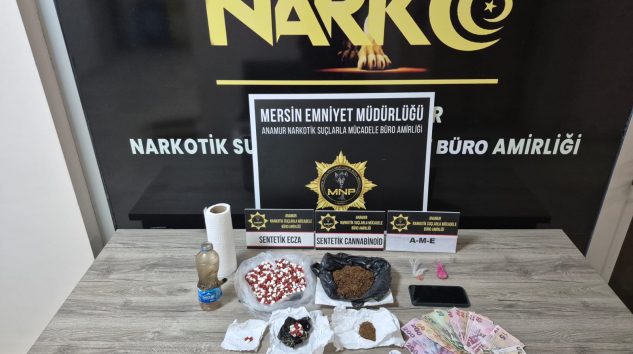 Anamur Narkotik Suçlarla Mücadele Büro Amirliği ekiplerince uyuşturucu madde ticaretine yönelik çalışma gerçekleştirildi.