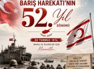 Kaymakam Kemal DURU’nun Kıbrıs Barış Harekâtı’nın 52. Yıl Dönümü Mesajı