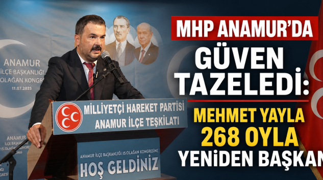 Mehmet Yayla 268 Oyla Yeniden Başkan