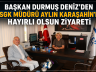 Başkan Durmuş Deniz’den SGK Müdürü Aylin Karaşahin’e Hayırlı Olsun Ziyareti