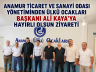 Anamur Ticaret ve Sanayi Odası Yönetiminden Ülkü Ocakları Başkanı Ali Kaya’ya Hayırlı Olsun Ziyareti