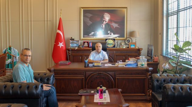 İlçe Emniyet Müdürümüz İdris DOĞANAY’dan Kaymakamımız Kemal DURU’ya Veda Ziyareti