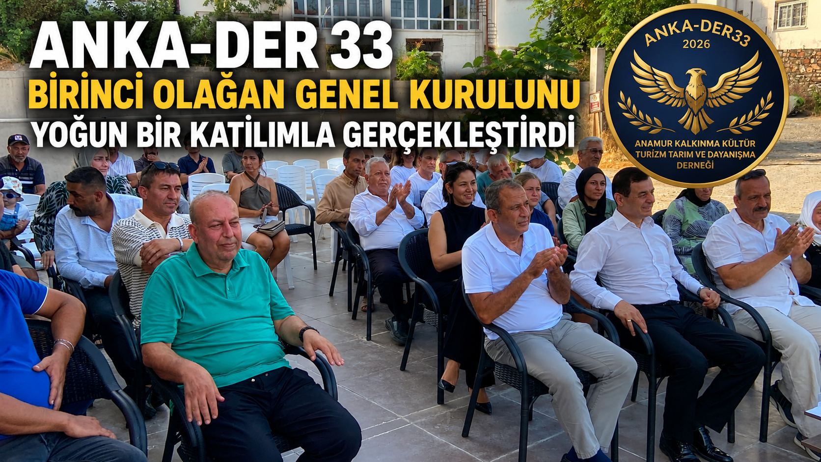 ANKA-DER 33 BİRİNCİ OLAĞAN GENEL KURULUNU YOĞUN BİR KATILIMLA GERÇEKLEŞTİRDİ