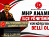 MHP ANAMUR İLÇE YÖNETİMİNDE YENİ GÖREV DAĞILIMI BELLİ OLDU