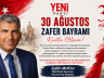 YENİ PARTİ ANAMUR KURUCU İLÇE BAŞKANI ÇETİN MUTLU’DAN 30 AĞUSTOS ZAFER BAYRAMI MESAJI