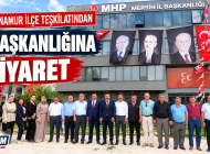 MHP ANAMUR İLÇE TEŞKİLATINDAN İL BAŞKANLIĞINA ZİYARET
