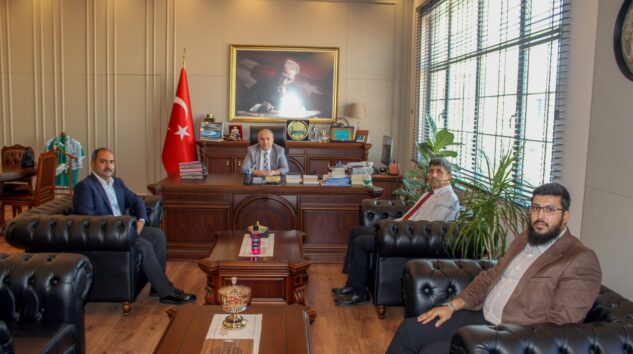 Anamur’dan Atanan Yeni Müftülerden Kaymakam DURU’ya Ziyaret