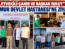 MİLLETVEKİLİ ÇAKIR VE BAŞKAN BULUT’TAN ANAMUR DEVLET HASTANESİ’NE ZİYARET