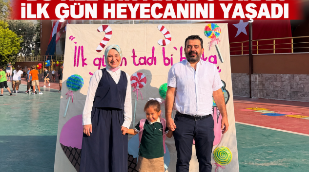 18 YILLIK EĞİTİMCİ, BU KEZ BİR ANNE OLARAK İLK GÜN HEYECANINI YAŞADI
