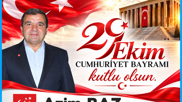 BAŞKAN BAZ’DAN 29 EKİM MESAJI