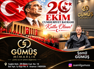 Şamil Gümüş 29 Ekim Kutlama mesajı