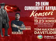 ANAMUR BELEDİYE BAŞKANI DURMUŞ DENİZ’İN 29 EKİM CUMHURİYET BAYRAMI KUTLAMA MESAJI