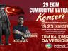 ANAMUR BELEDİYE BAŞKANI DURMUŞ DENİZ’İN 29 EKİM CUMHURİYET BAYRAMI KUTLAMA MESAJI