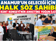 ANAMUR’UN GELECEĞİ İÇİN HALK SÖZ SAHİBİ: KENT KONSEYİ’NİN ANKETİNE YOĞUN İLGİ
