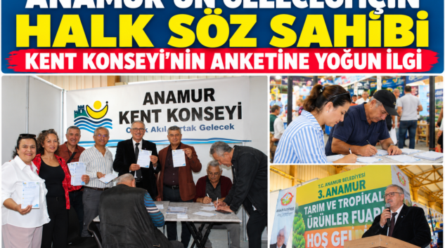 ANAMUR’UN GELECEĞİ İÇİN HALK SÖZ SAHİBİ: KENT KONSEYİ’NİN ANKETİNE YOĞUN İLGİ