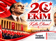 Akdeniz Mermer 29 Ekim Kutlama Mesajı