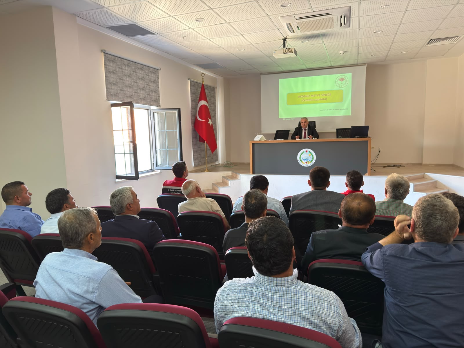 Anamur’da Akdeniz Meyve Sineğiyle Mücadele Toplantısı Yapıldı
