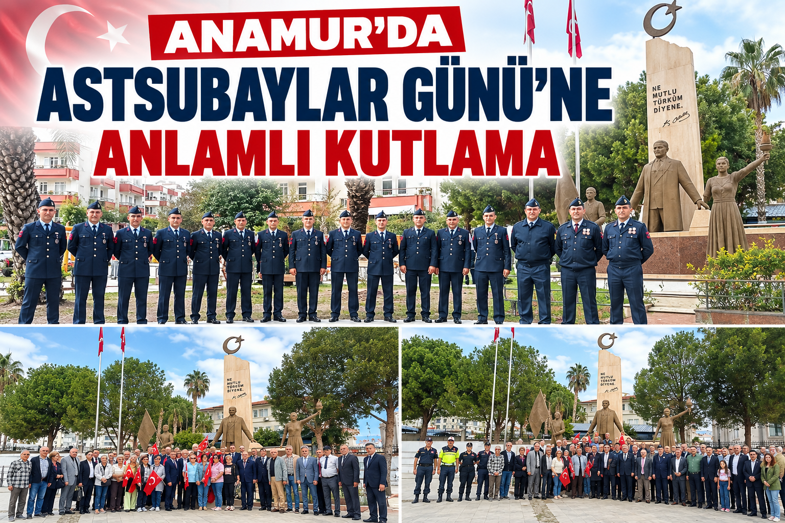 ANAMUR’DA ASTSUBAYLAR GÜNÜ’NE ANLAMLI KUTLAMA