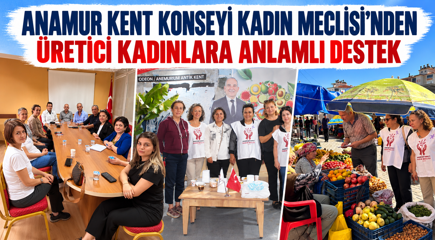 ANAMUR KENT KONSEYİ KADIN MECLİSİ’NDEN ÜRETİCİ KADINLARA ANLAMLI DESTEK