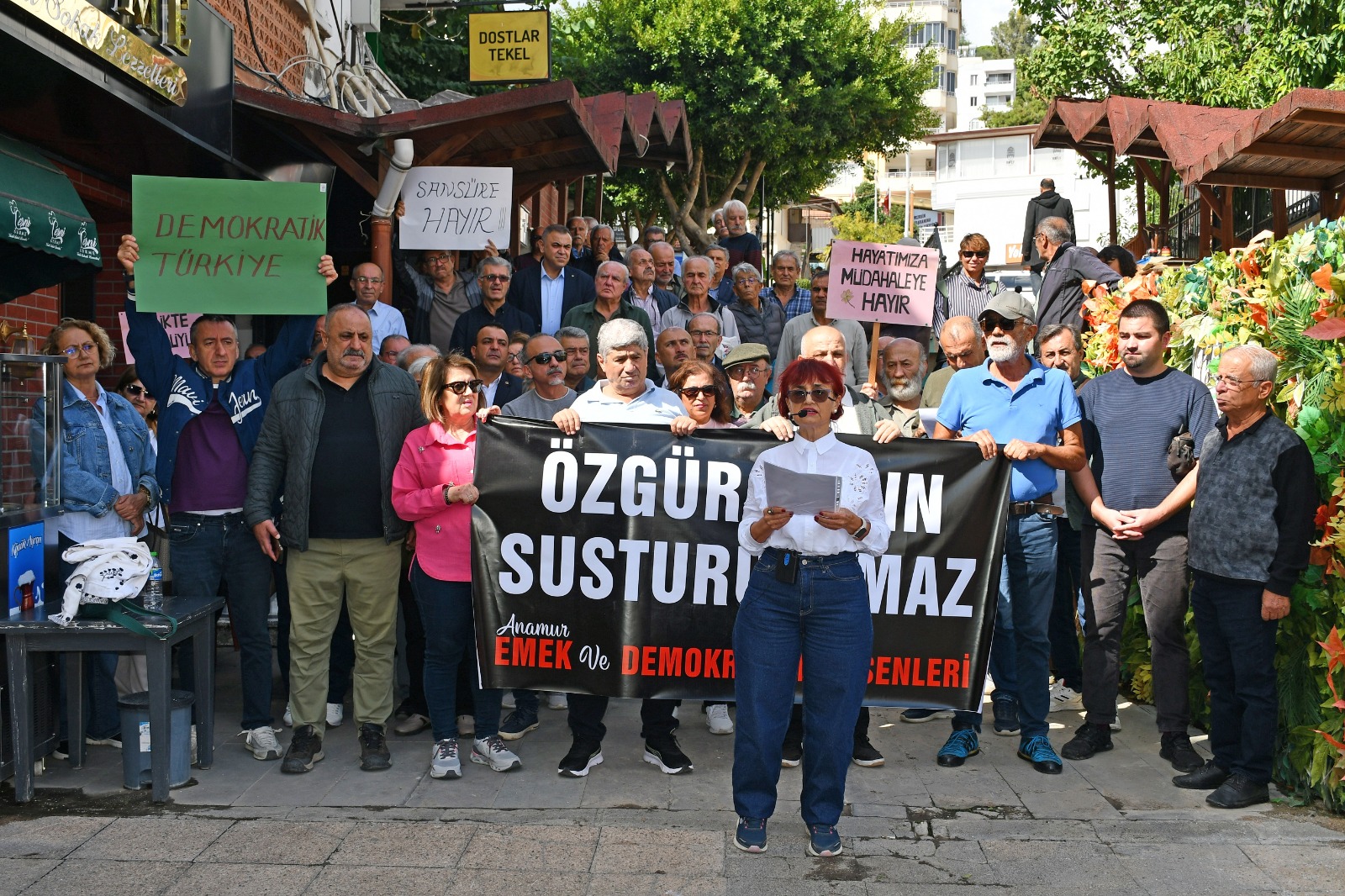 ANAMUR EMEK VE DEMOKRASİ BİLEŞENLERİNDEN HALK TV’YE DESTEK AÇIKLAMASI