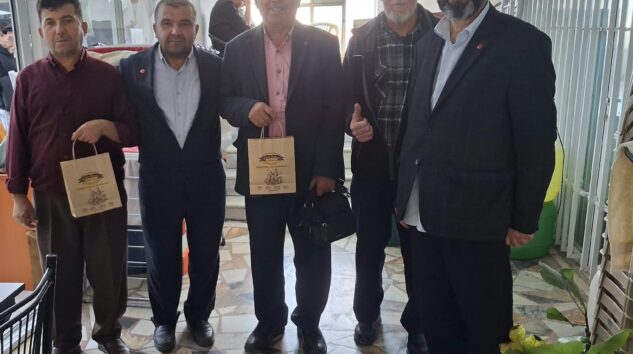 SAADET PARTİSİ ANAMUR İLÇE BAŞKANI AZİM BAZ’DAN MUHTARLARA KAHVE İKRAMI