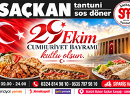 Saçkan Tantuni 29 Ekim Kutlama mesajı