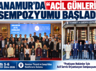 ANAMUR’DA “ACİL GÜNLERİ” SEMPOZYUMU BAŞLADI