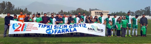 Sahaya down sendromlu gençlerle çıktılar